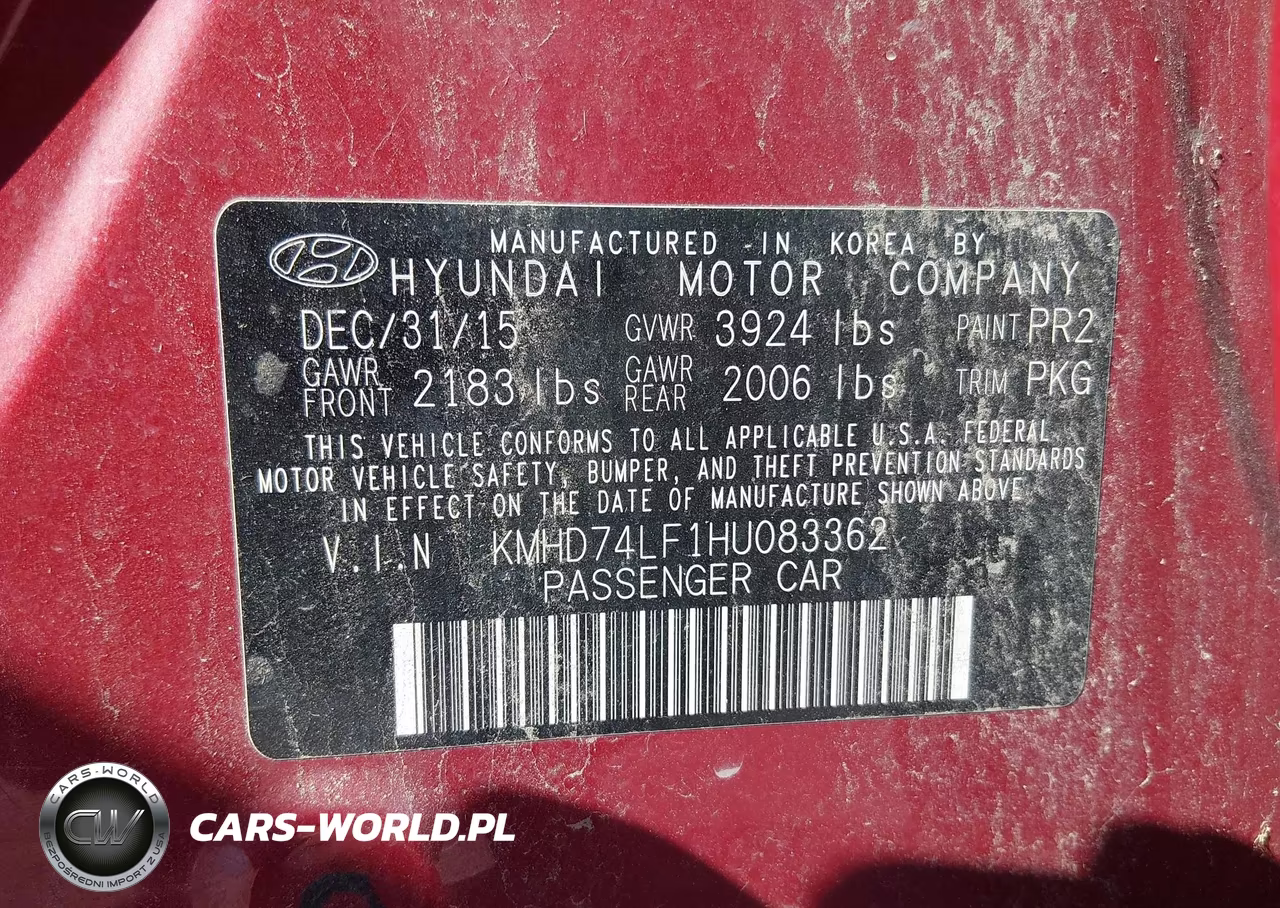 2017 Hyundai Elantra Se VIN:KMHD74LF1HU083362 - 9