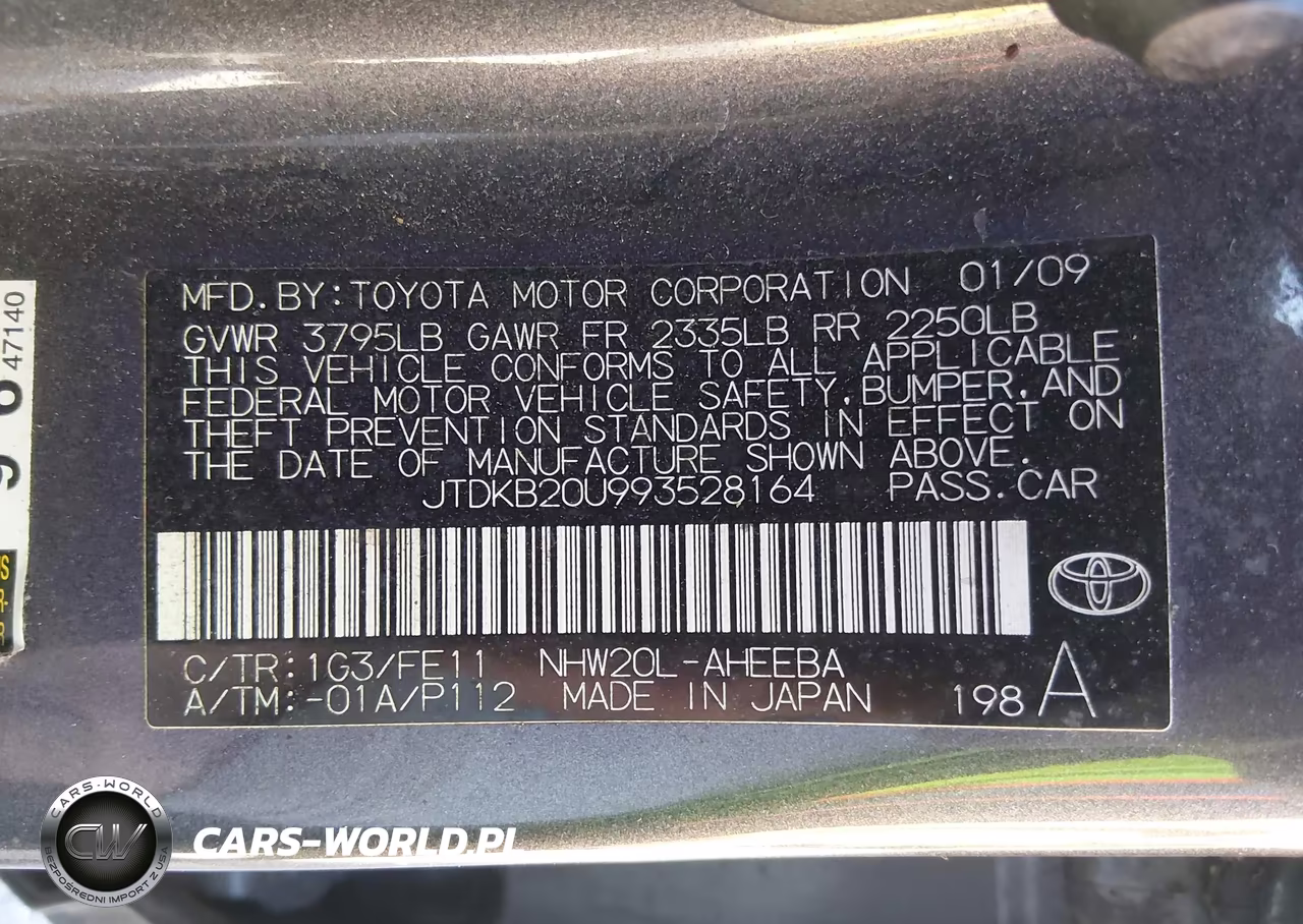 2009 Toyota Prius Touring VIN:JTDKB20U993528164 - 9