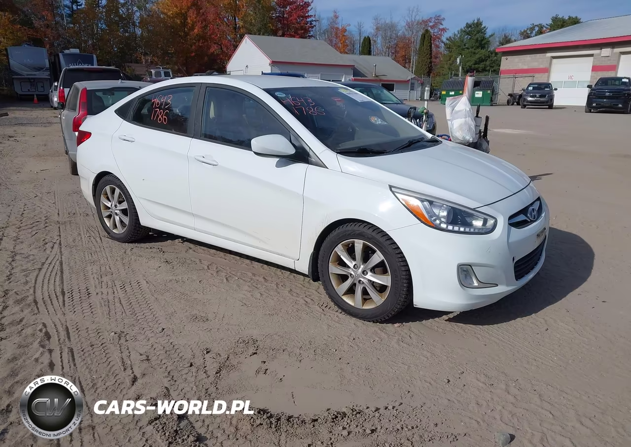 2014 Hyundai Accent Gls VIN:KMHCU4AE7EU749750 - 1