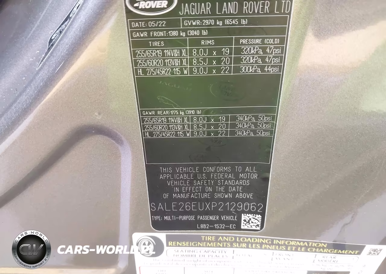 2023 Land Rover Defender 90 X-Dynamic Se VIN:SALE26EUXP2129062 - 9