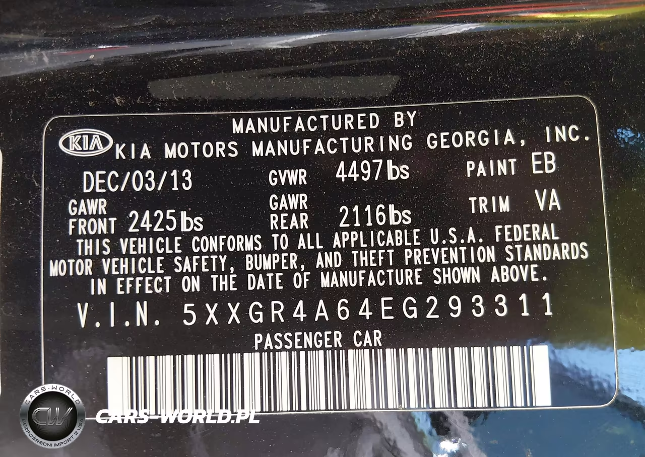 2014 Kia Optima Sxl Turbo VIN:5XXGR4A64EG293311 - 9