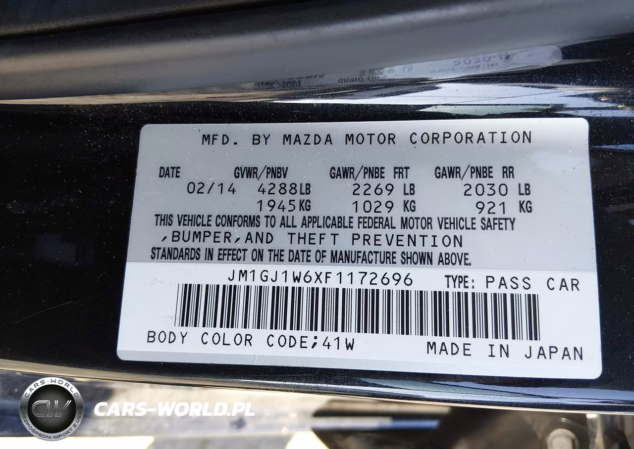 2015 Mazda Mazda6 I Grand Touring VIN:JM1GJ1W6XF1172696 - 9
