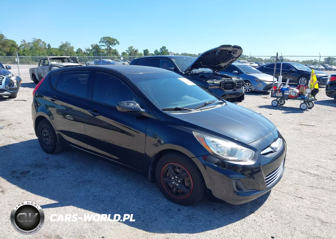 2013 Hyundai Accent Gs VIN:KMHCT5AE2DU089995 - 1