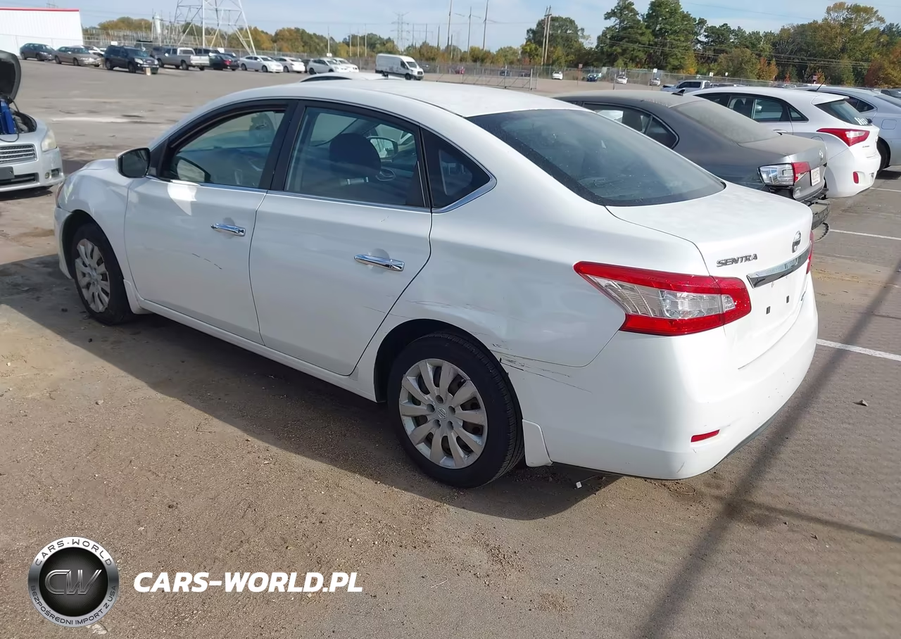 2014 Nissan Sentra Sv VIN:3N1AB7AP2EY323517 - 3