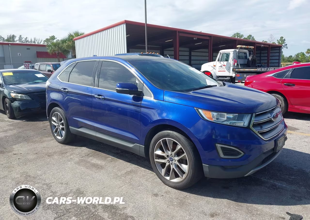 2015 Ford Edge Titanium VIN:2FMPK3K88FBB38353 - 1