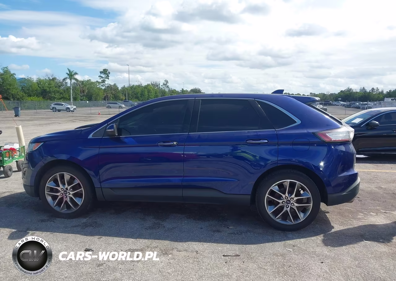 2015 Ford Edge Titanium VIN:2FMPK3K88FBB38353 - 14