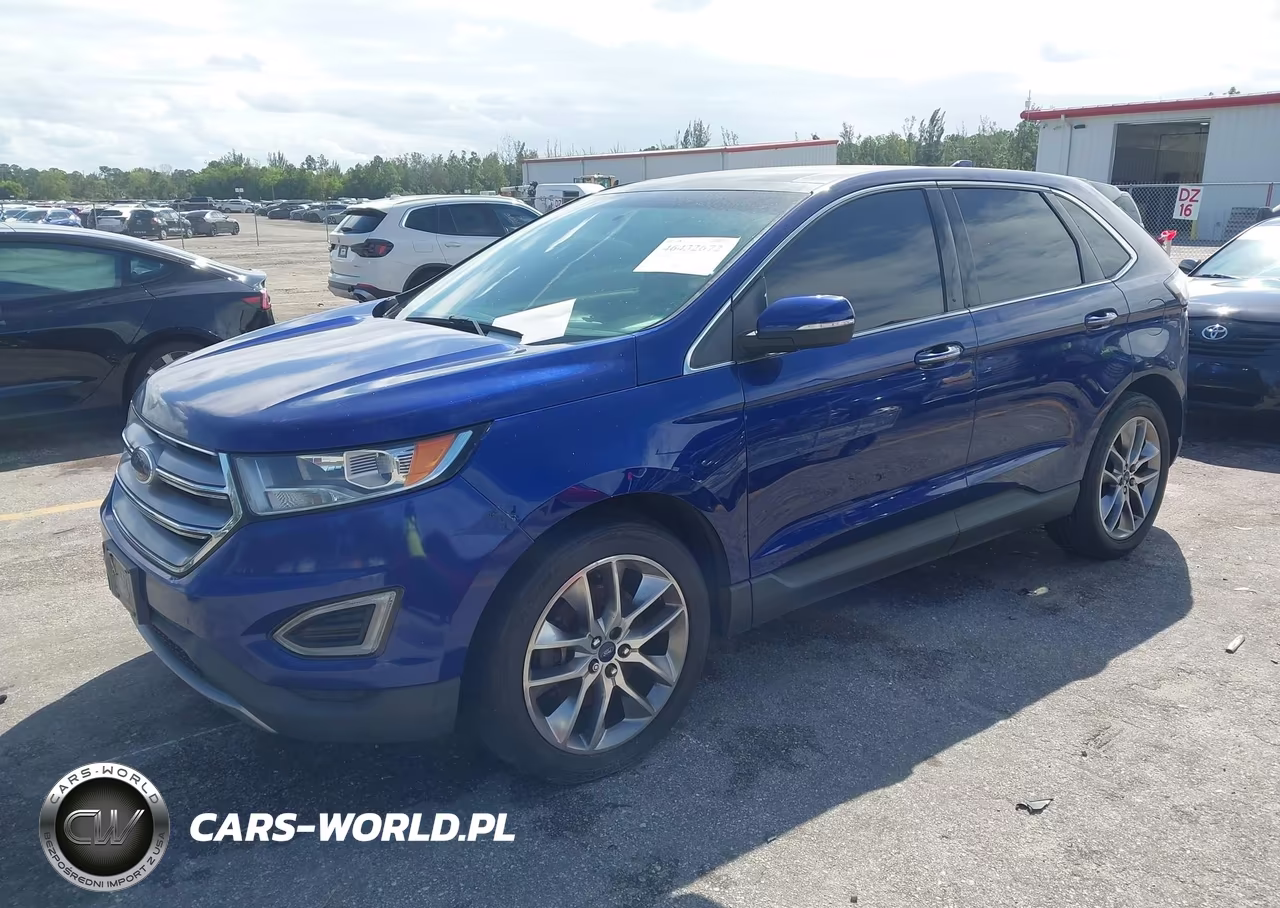 2015 Ford Edge Titanium VIN:2FMPK3K88FBB38353 - 2