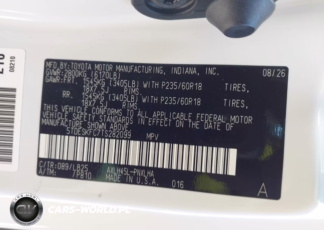 2026 Toyota Sienna Platinum VIN:5TDESKFC7TS282099 - 9