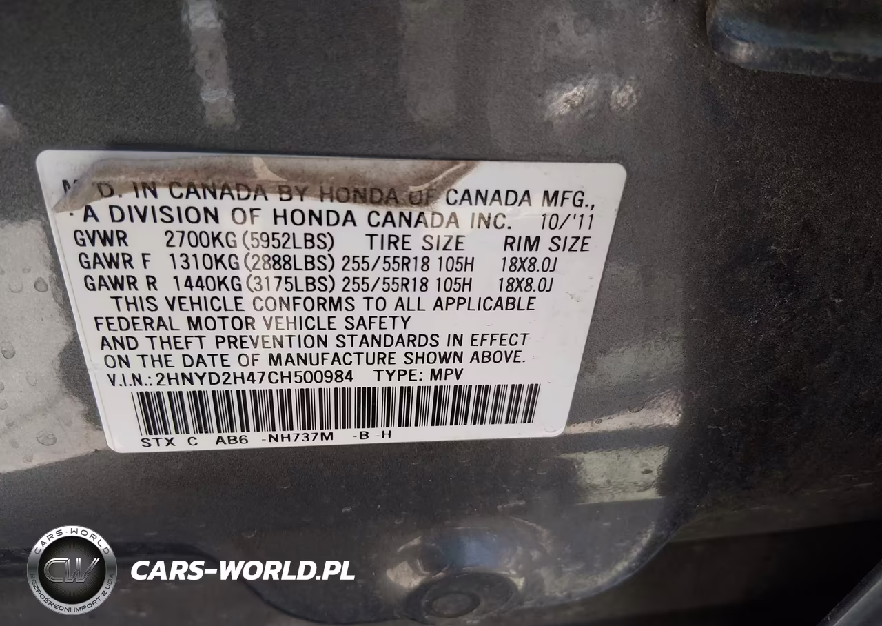 2012 Acura Mdx Technology Package VIN:2HNYD2H47CH500984 - 9