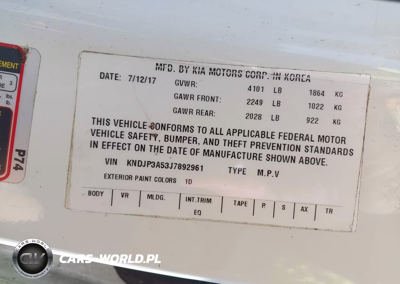 2018 Kia Soul + VIN:KNDJP3A53J7892961 - 9