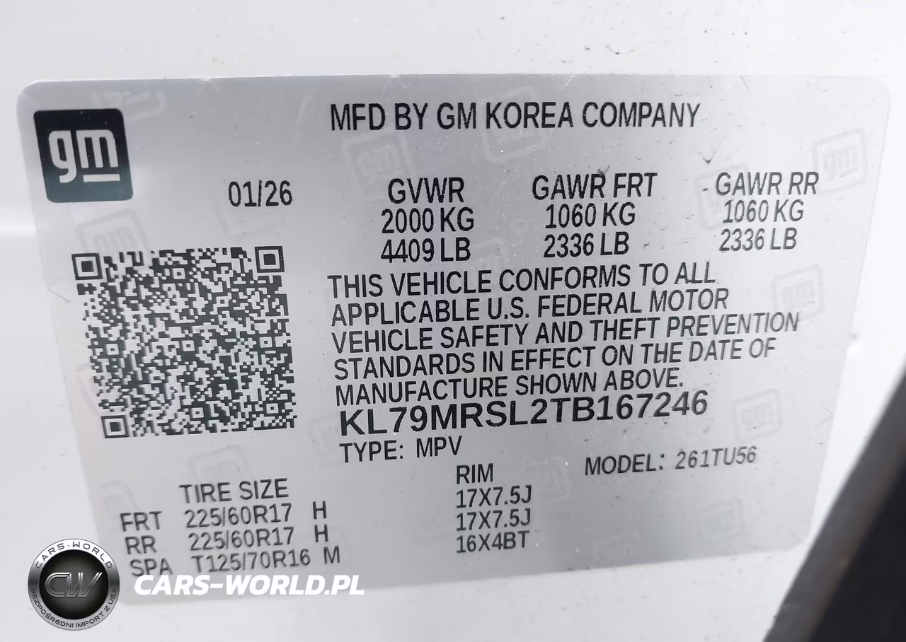 2026 Chevrolet Trailblazer Lt VIN:KL79MRSL2TB167246 - 9