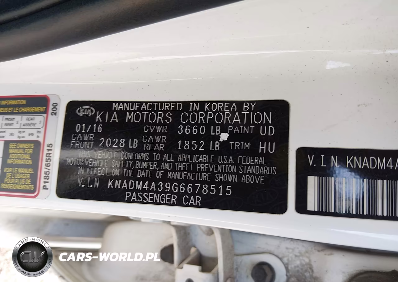 2016 Kia Rio Lx VIN:KNADM4A39G6678515 - 9