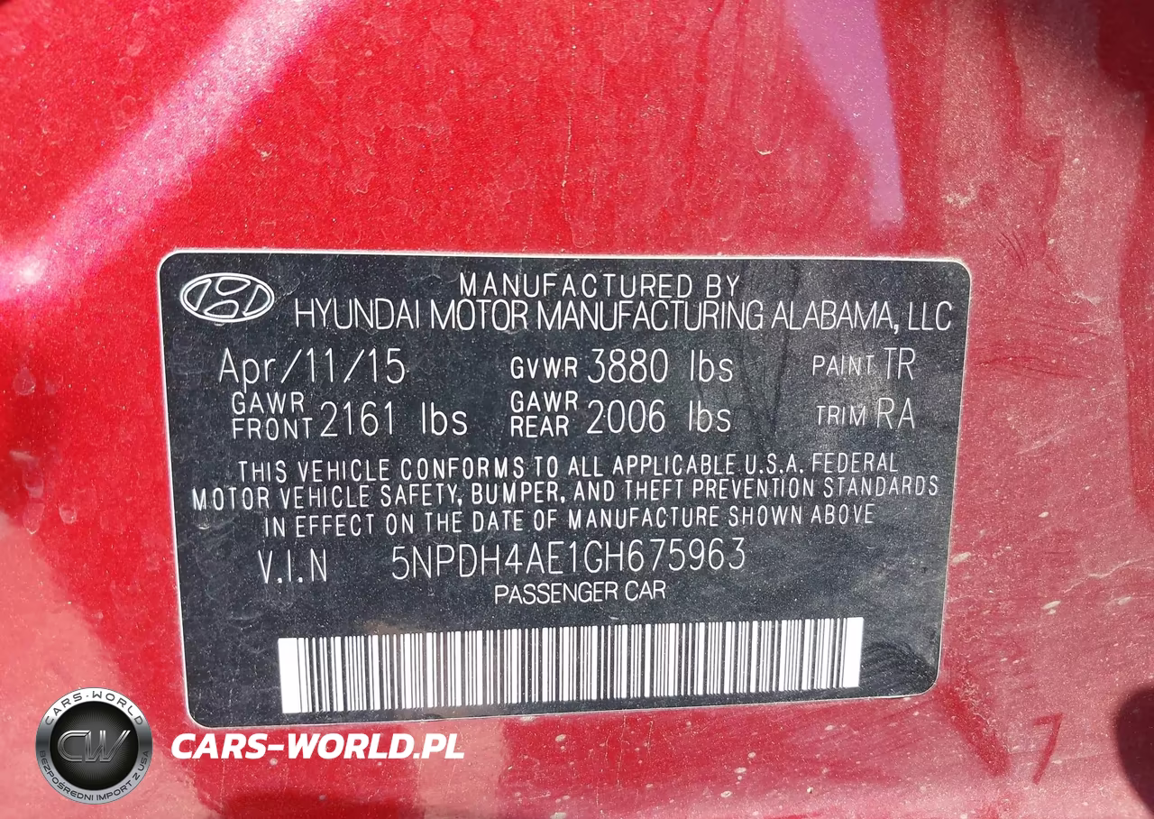 2016 Hyundai Elantra Se-Sport-Limited VIN:5NPDH4AE1GH675963 - 9