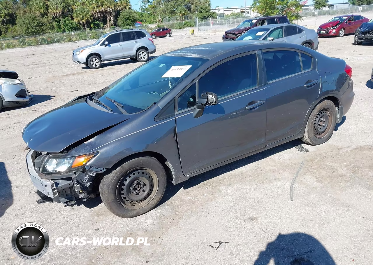 2012 Honda Civic Lx VIN:19XFB2F52CE099984 - 2