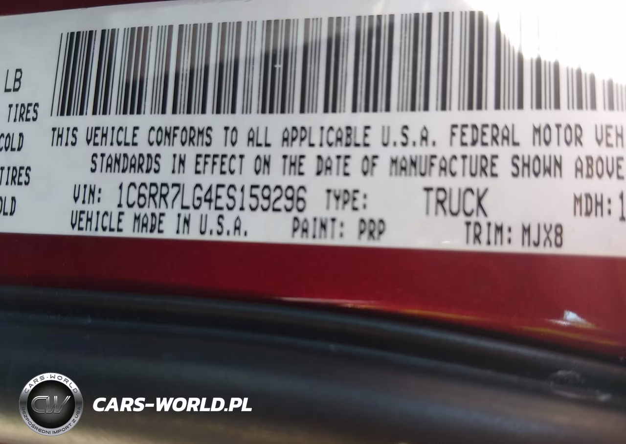 2014 Ram 1500 Big Horn VIN:1C6RR7LG4ES159296 - 9