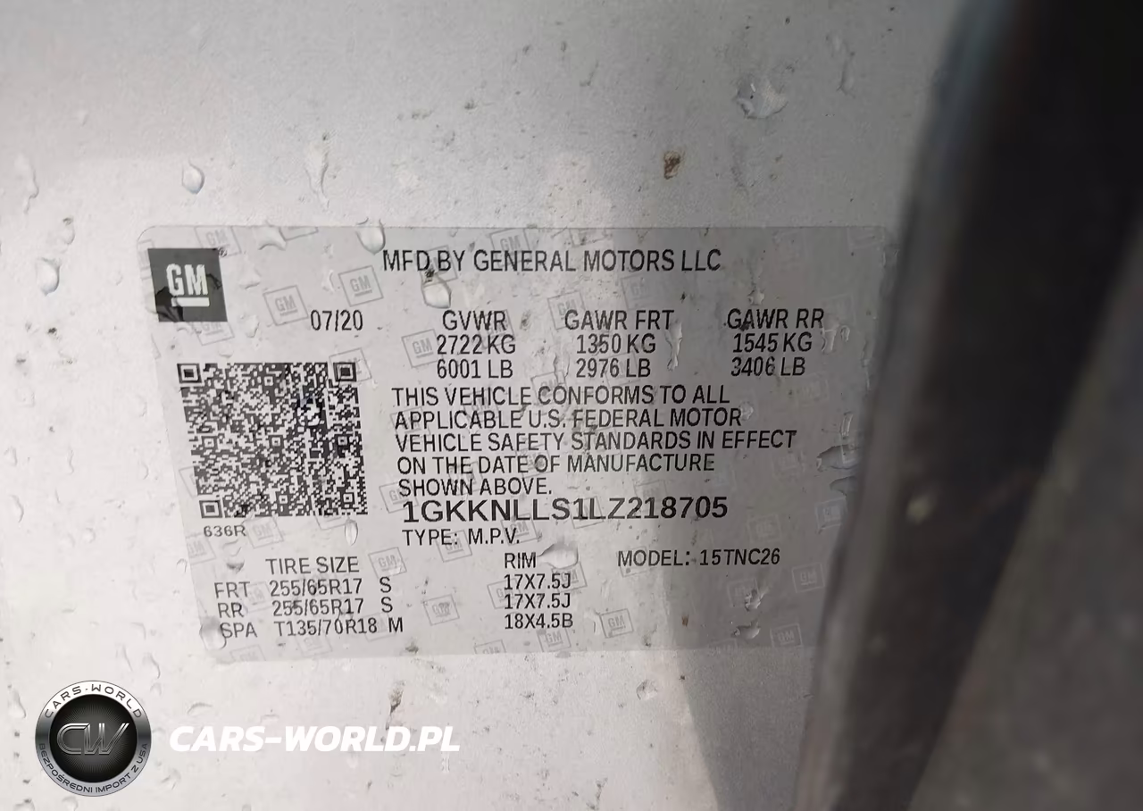 2020 GMC Acadia At4 VIN:1GKKNLLS1LZ218705 - 9