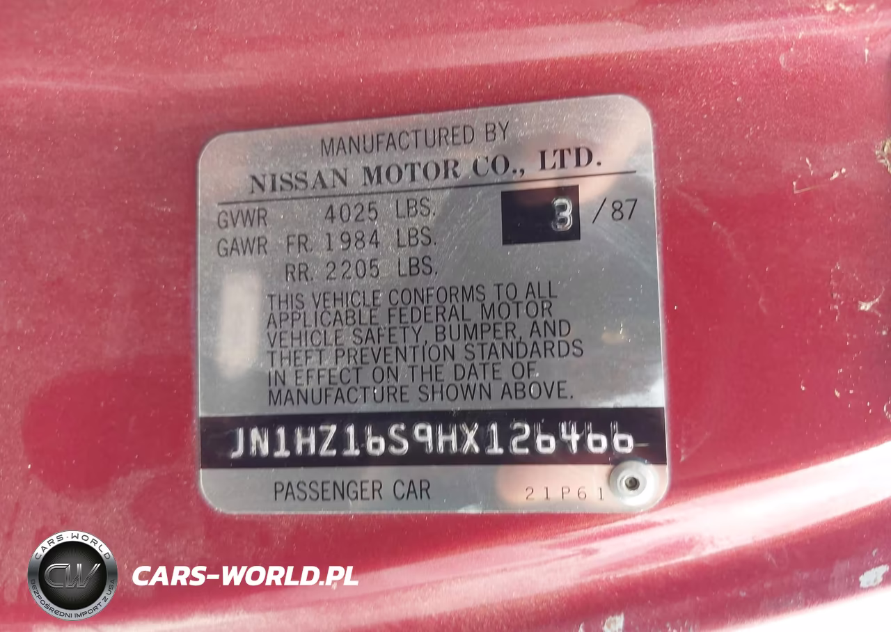 1987 Nissan 300Zx 2+2 VIN:JN1HZ16S9HX126466 - 9