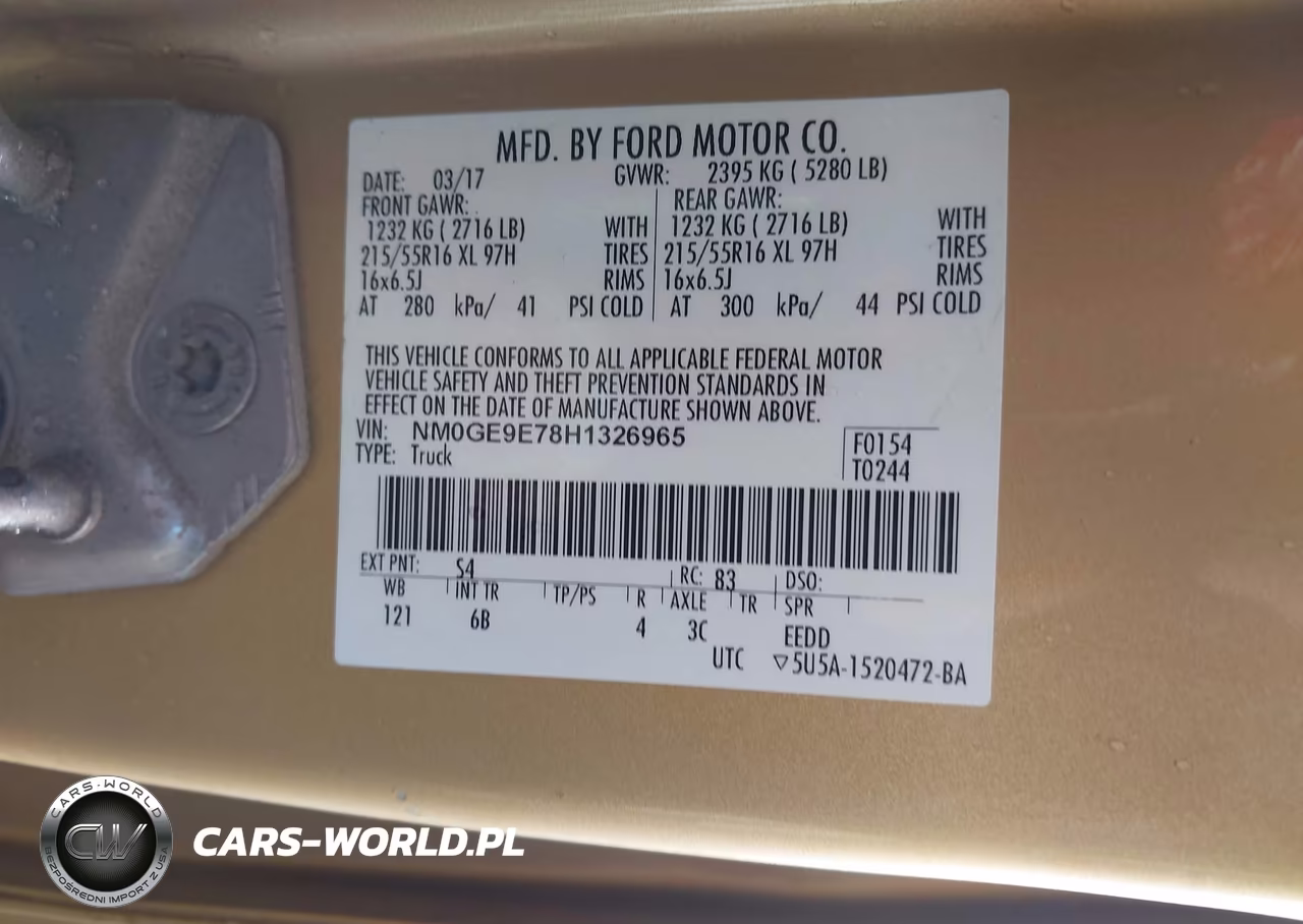 2017 Ford Transit Connect Xl VIN:NM0GE9E78H1326965 - 9