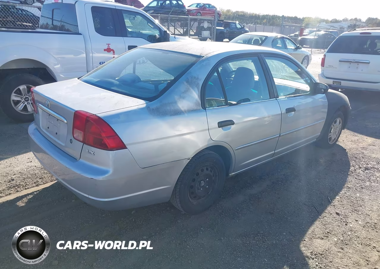 2001 Honda Civic Lx VIN:2HGES16561H610881 - 4