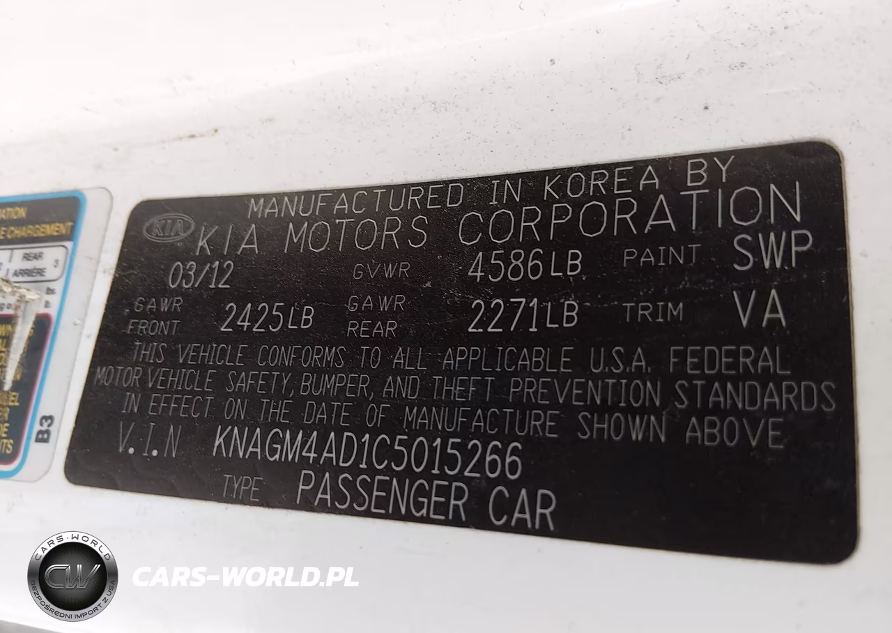 2012 Kia Optima Hybrid VIN:KNAGM4AD1C5015266 - 9