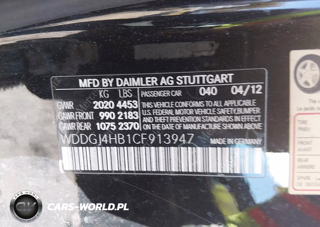2012 Mercedes-Benz C 250 VIN:WDDGJ4HB1CF913947 - 9