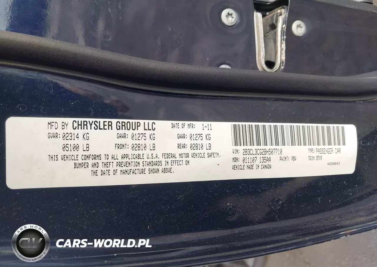 2011 Dodge Charger VIN:2B3CL3CG2BH507710 - 9