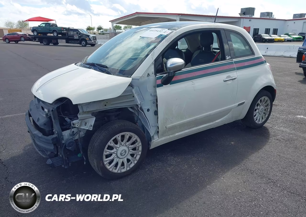 2012 Fiat 500 Lounge VIN:3C3CFFCR4CT229110 - 2
