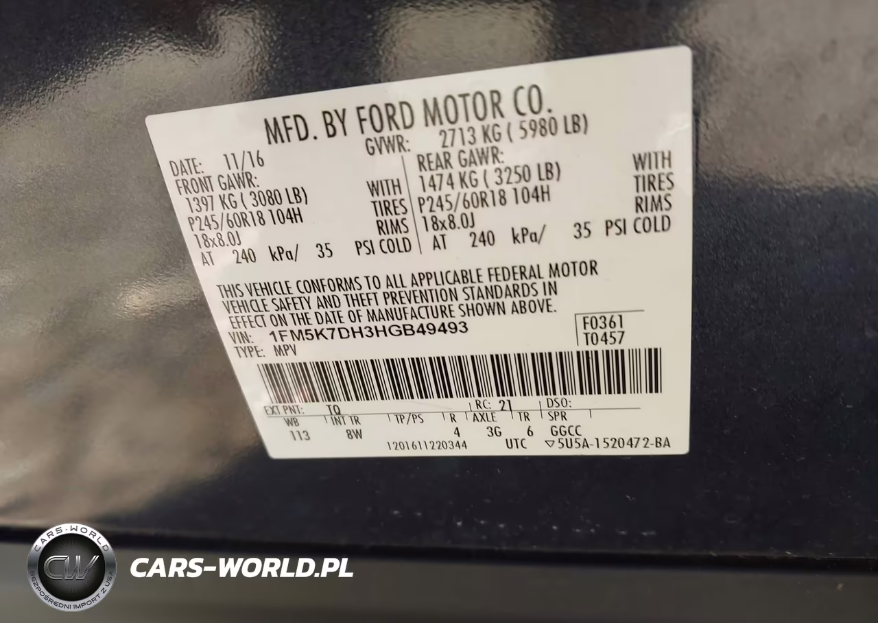 2017 Ford Explorer Xlt VIN:1FM5K7DH3HGB49493 - 9