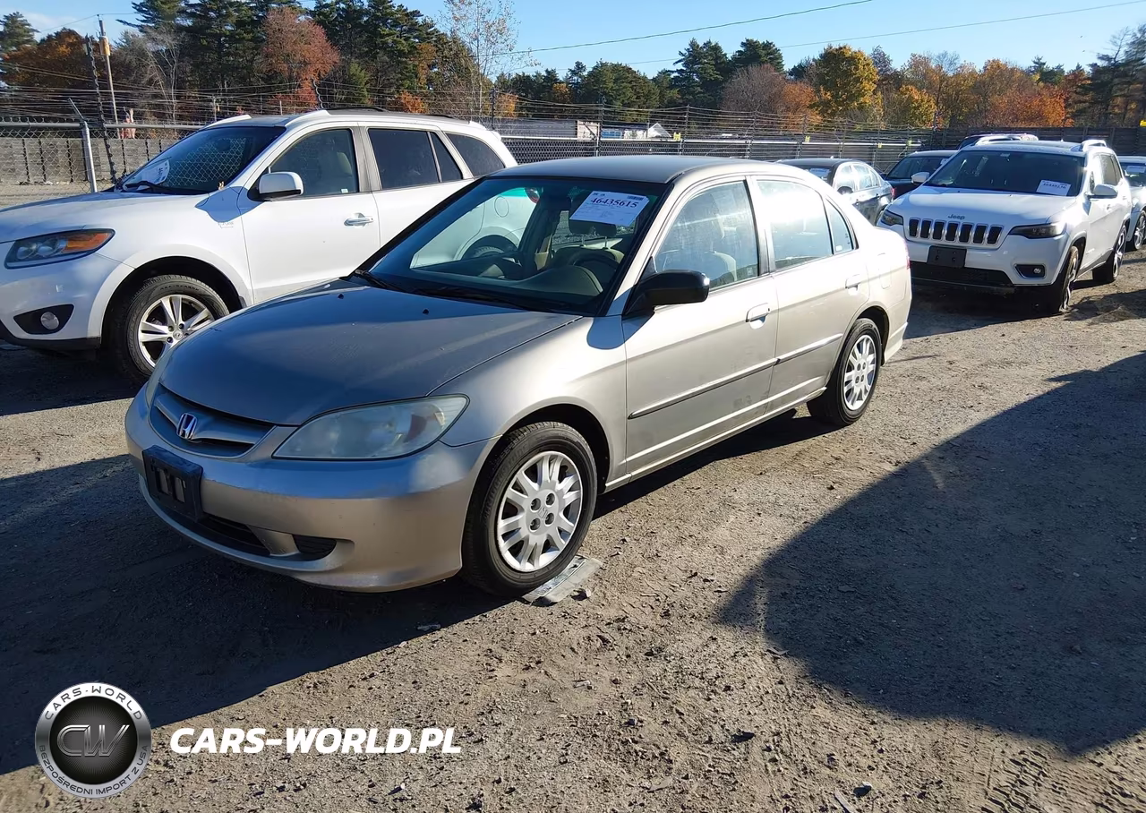 2005 Honda Civic Lx VIN:2HGES16605H512184 - 2