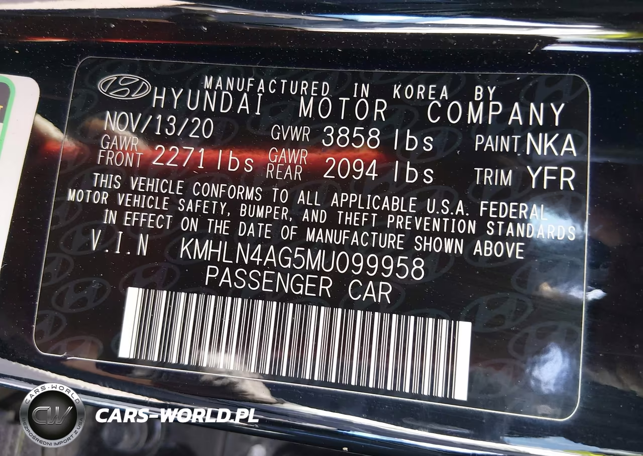 2021 Hyundai Elantra Sel VIN:KMHLN4AG5MU099958 - 9