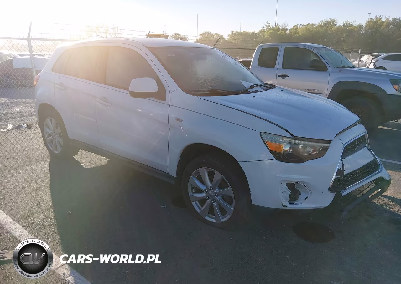 2013 Mitsubishi Outlander Sport Es VIN:4A4AR3AUXDE007116 - 1
