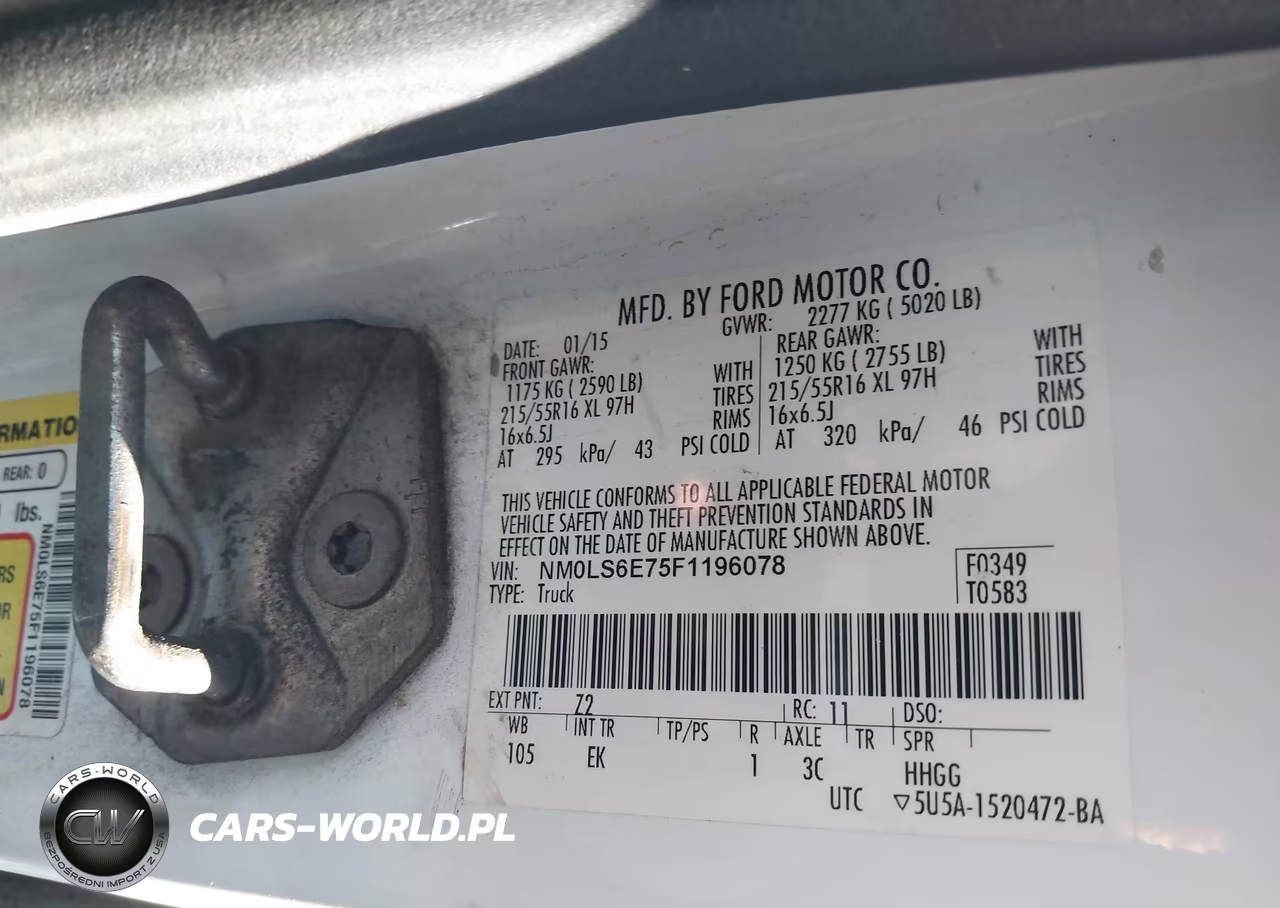 2015 Ford Transit Connect Xl VIN:NM0LS6E75F1196078 - 9
