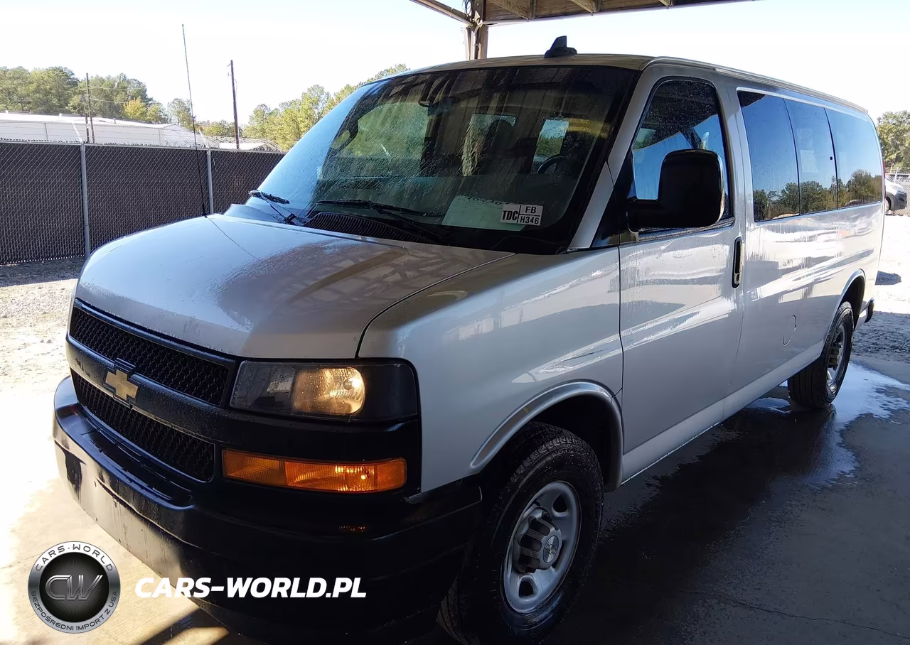 2022 Chevrolet Express Passenger Rwd 2500 Regular Wheelbase Ls VIN:1GAWGEFP7N1138927 - 2