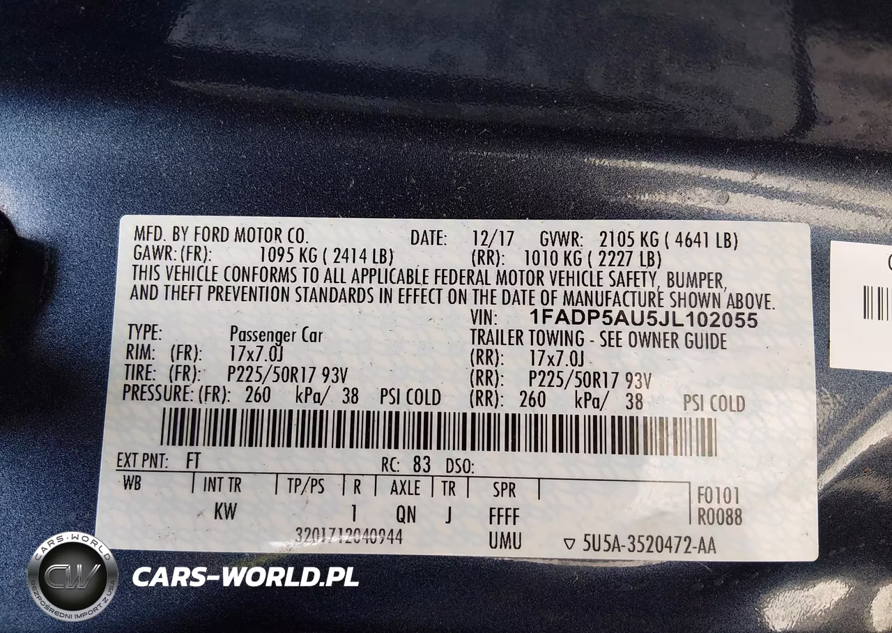2018 Ford C-Max Hybrid Se VIN:1FADP5AU5JL102055 - 9