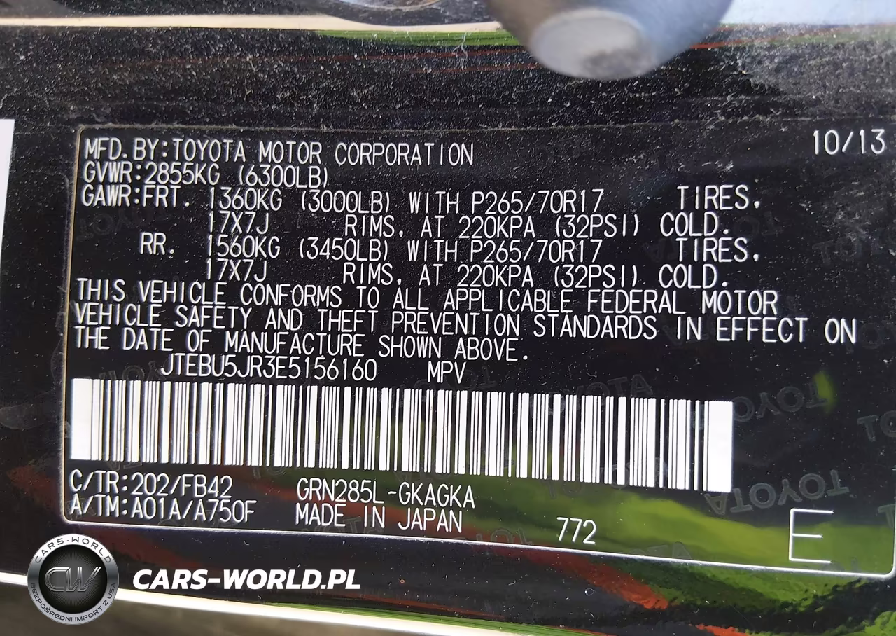 2014 Toyota 4Runner Sr5 VIN:JTEBU5JR3E5156160 - 9