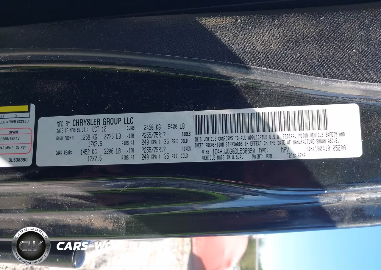 2013 Jeep Wrangler Unlimited Sport VIN:1C4HJWDG0DL538390 - 9