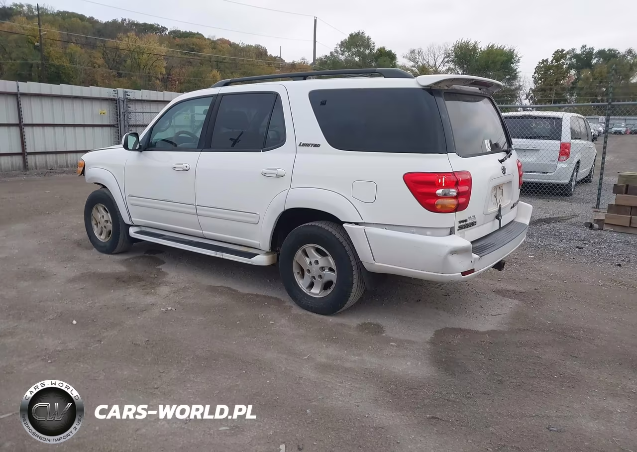2002 Toyota Sequoia Limited V8 VIN:5TDBT48A72S127056 - 3