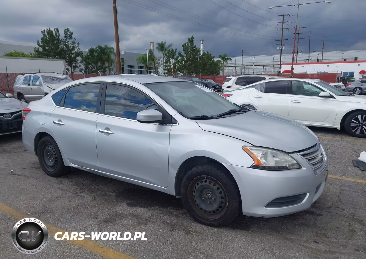 2013 Nissan Sentra Sv VIN:3N1AB7APXDL612947 - 1