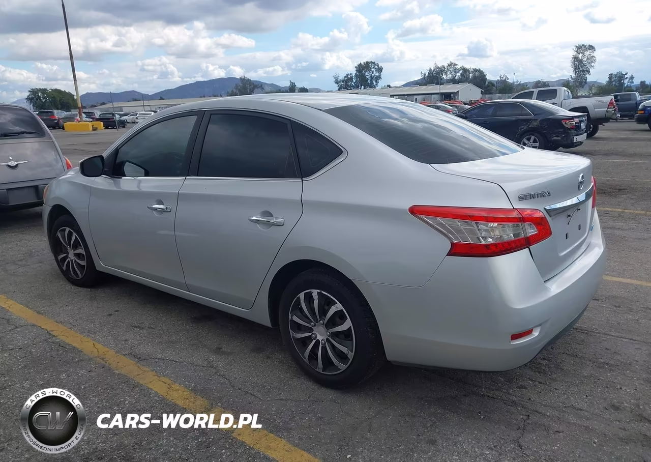 2013 Nissan Sentra Sv VIN:3N1AB7APXDL612947 - 3