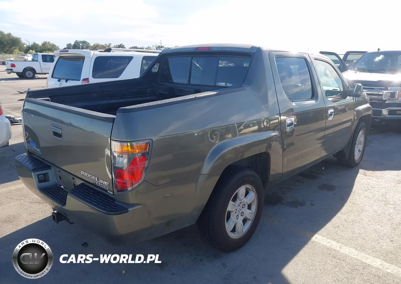 2007 Honda Ridgeline Rts VIN:2HJYK16427H543672 - 4