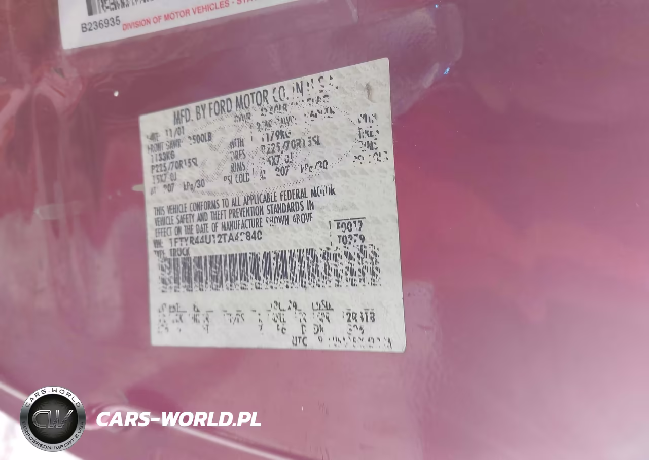 2002 Ford Ranger Edge-Tremor-Xlt VIN:1FTYR44U12TA42840 - 9