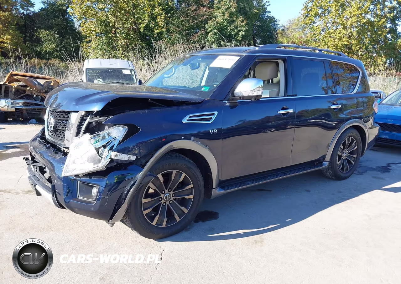 2017 Nissan Armada Platinum VIN:JN8AY2NE2H9706590 - 2