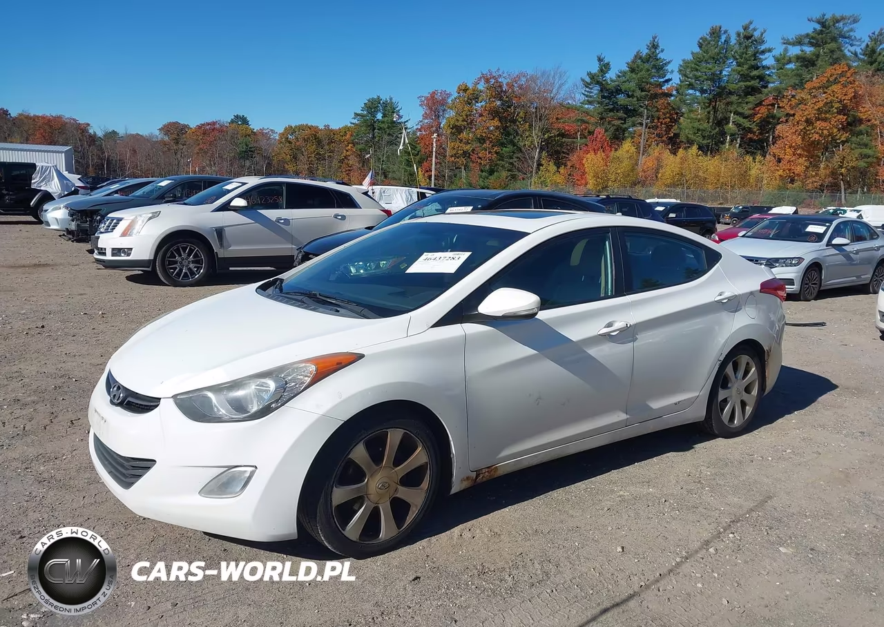 2012 Hyundai Elantra Limited VIN:5NPDH4AE6CH123496 - 2