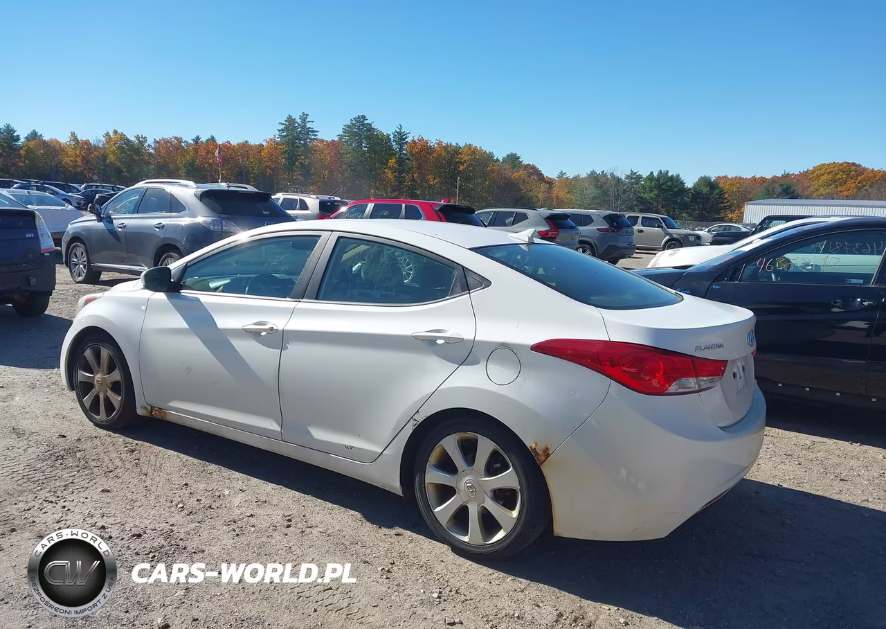 2012 Hyundai Elantra Limited VIN:5NPDH4AE6CH123496 - 3