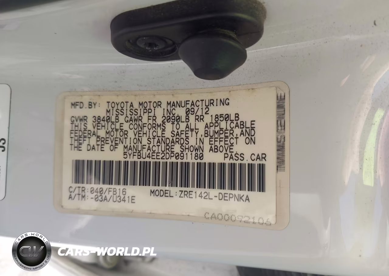 2013 Toyota Corolla Le VIN:5YFBU4EE2DP091180 - 13