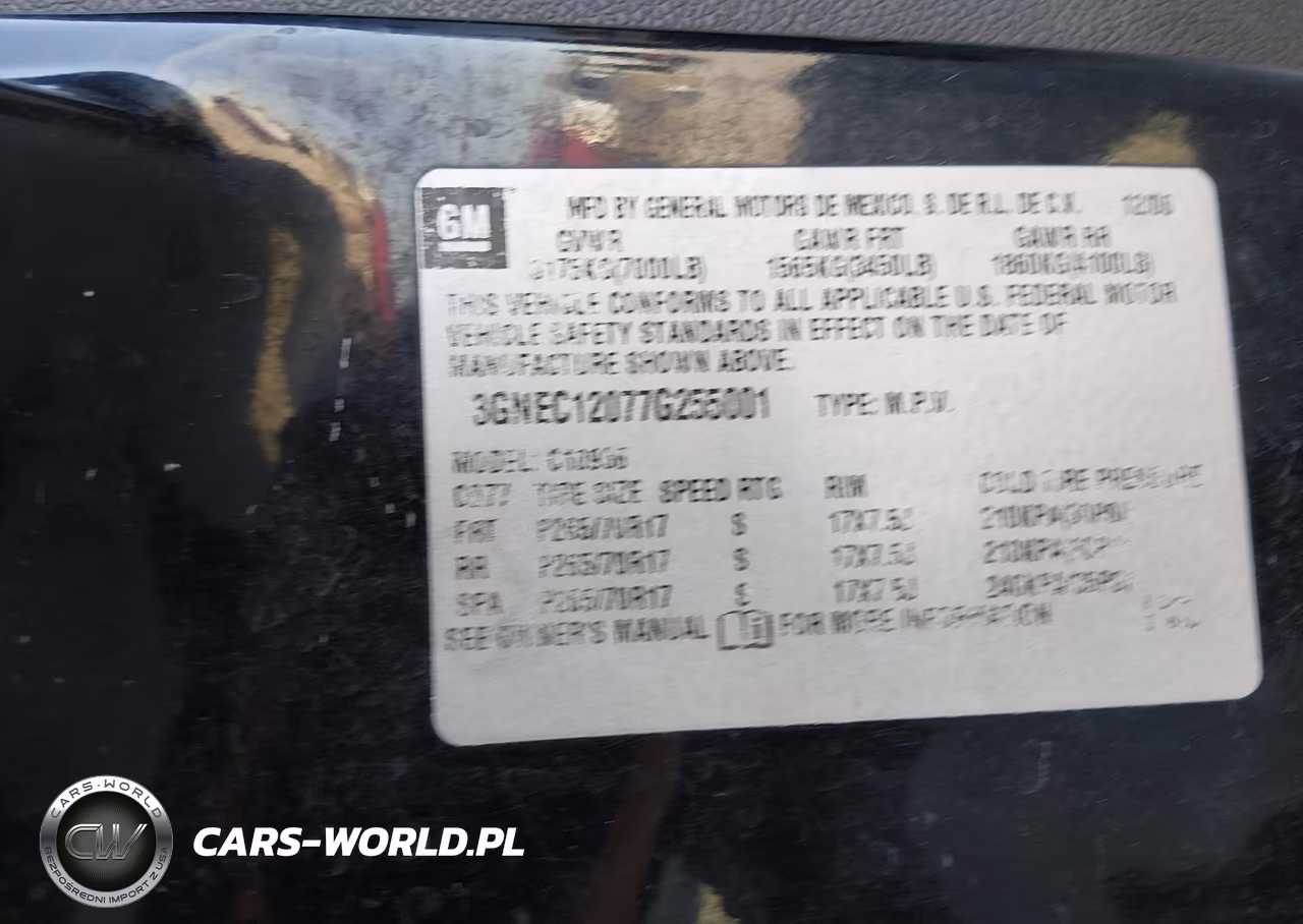 2007 Chevrolet Avalanche 1500 Lt VIN:3GNEC12077G255001 - 9