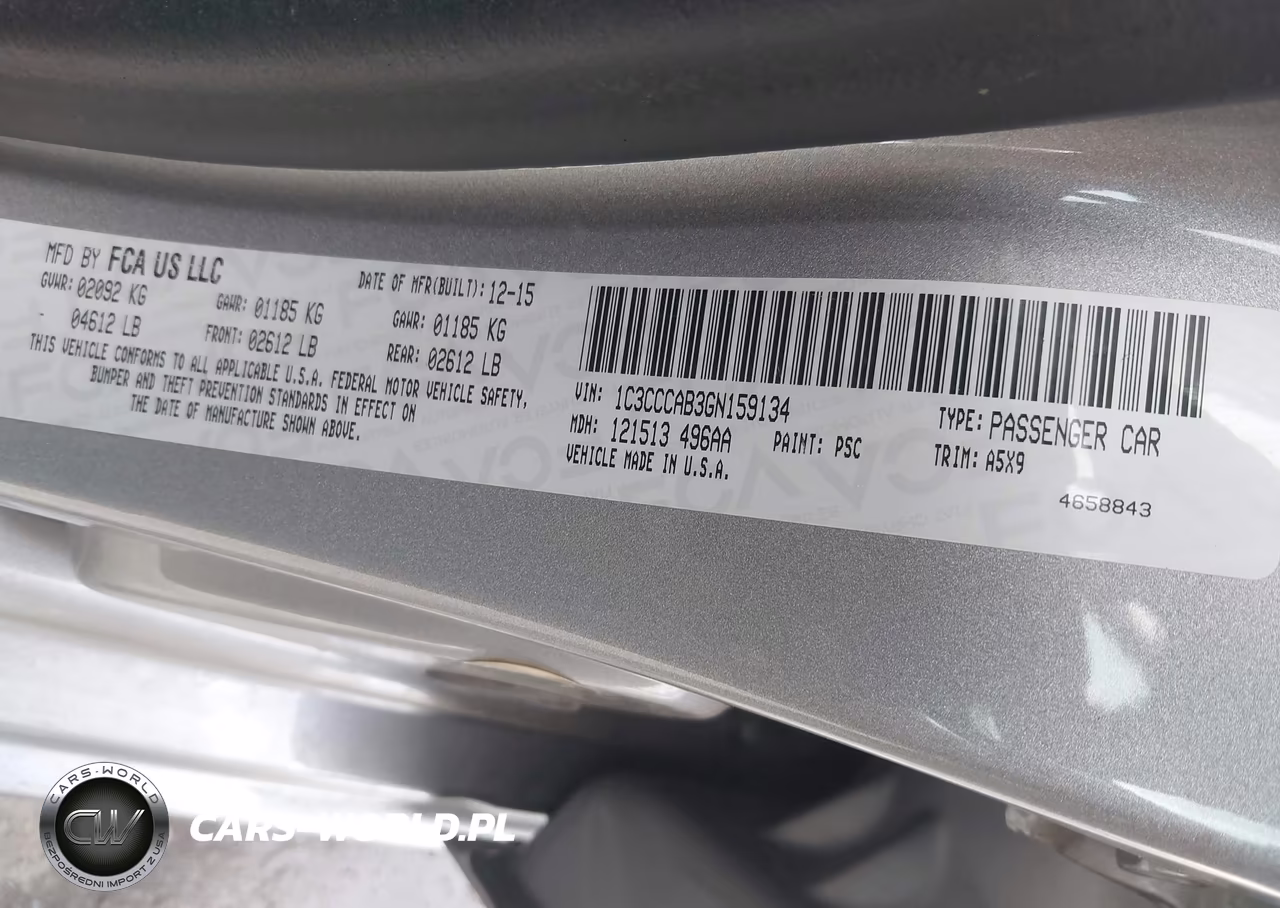 2016 Chrysler 200 Limited VIN:1C3CCCAB3GN159134 - 9