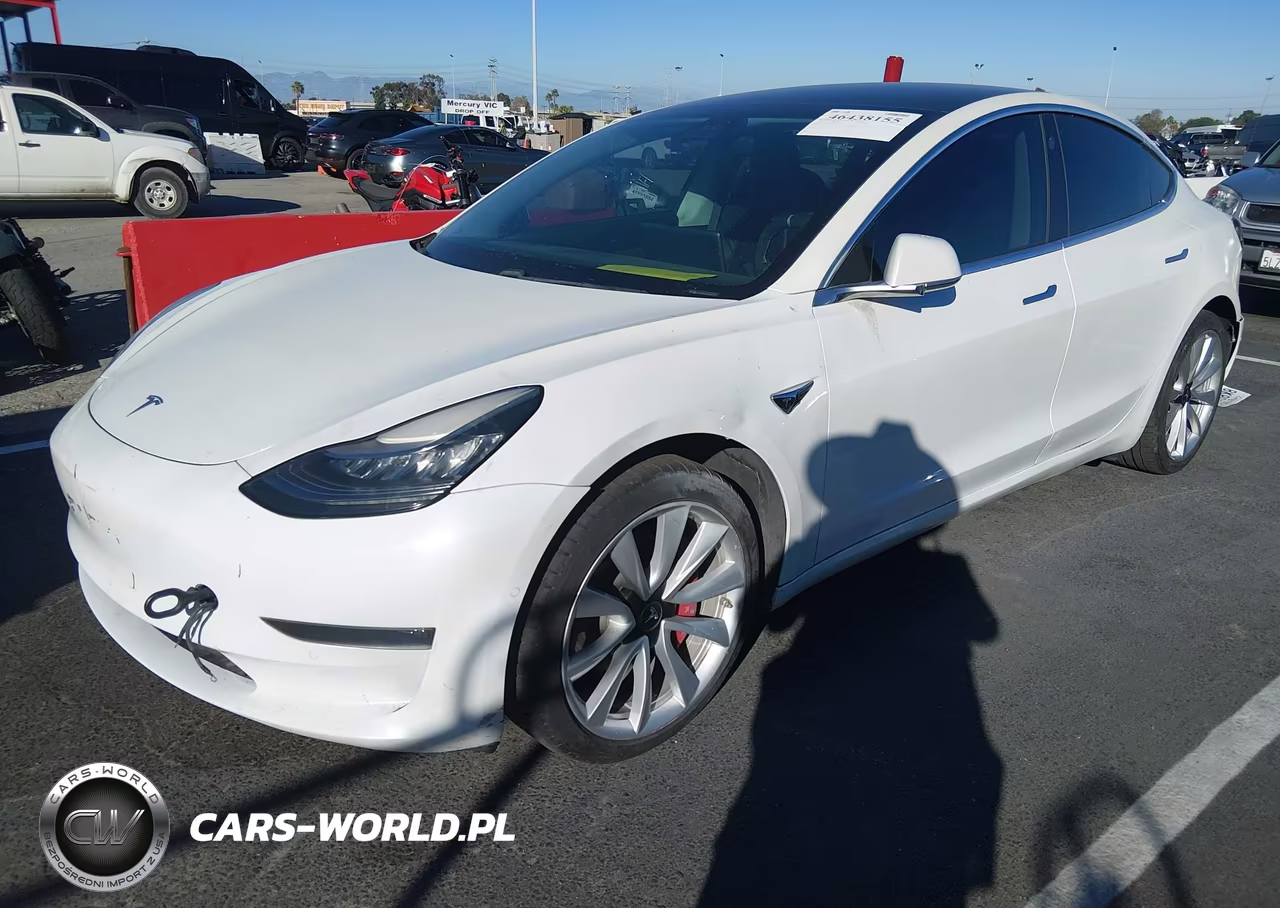 2019 Tesla Model 3 Long Range-Performance VIN:5YJ3E1EB0KF200007 - 2