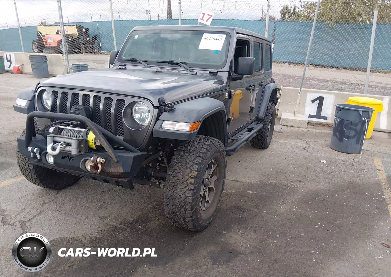 2019 Jeep Wrangler Unlimited Sport S 4X4 VIN:1C4HJXDG3KW638811 - 2