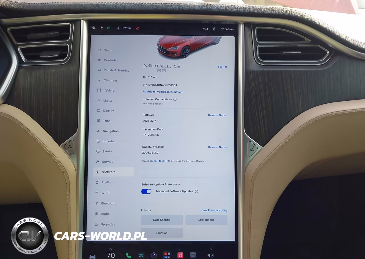 2013 Tesla Model S VIN:5YJSA1CN4DFP18354 - 17